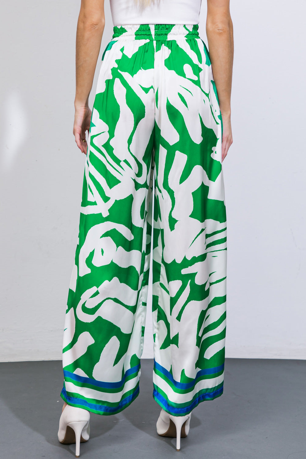 THE KEY TO CHIC WOVEN SATIN PANTS Flying Tomato